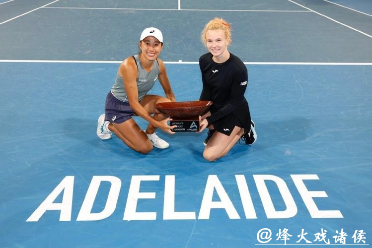 WTA500阿德莱德站：张帅和搭档夺得女双冠军